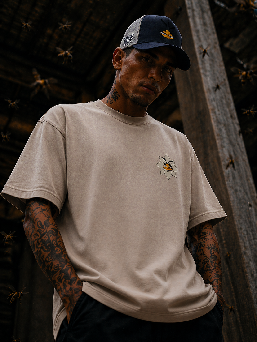 Polera Flores de Abeja - Imagen 2